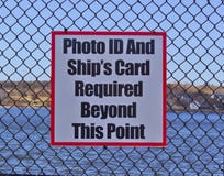Zeichenfoto-id und Schiffskarte stockbild Zeichenfoto-id und Schiffskarte stockbild