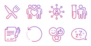Zeichnen Von Dokumenten Wiederherstellungsdaten Und Netzwerk Icons Medizinische Analysen Und Liebeszeichen Vector Vektor Abbildung Illustration Von Medizinische Wiederherstellungsdaten