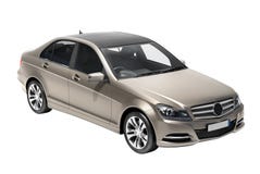 Zeitgenössisches Luxusauto lokalisiert lizenzfreie stockfotografie Zeitgenössisches Luxusauto lokalisiert lizenzfreie stockfotografie