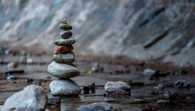 Zen en Saldo in Aard stock afbeelding Zen en Saldo in Aard stock afbeelding