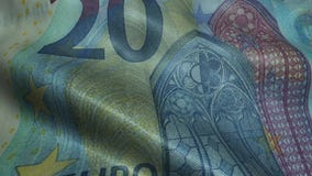 Zerknitterter zwanzig Euro Bill Banknote Obverse Zerknitterter zwanzig Euro Bill Banknote Obverse