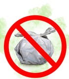 Zero waste, Rubbish bin made of plastic. Royalty Free Stock Photos Zero waste, Rubbish bin made of plastic. Royalty Free Stock Photos