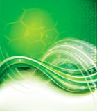 Zielony technologii tło ilustracji Zielony technologii tło ilustracji