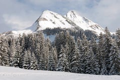 Zimy scena, Austria Obraz Stock Zimy scena, Austria Obraz Stock