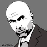 ZINEDINE ZIDANE stock de ilustración ZINEDINE ZIDANE stock de ilustración