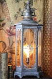 Zinn steampunk Edison-Lampe stockfotos Zinn steampunk Edison-Lampe stockfotos