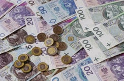 Zloty polacca delle denominazioni differenti 3 fotografie stock Zloty polacca delle denominazioni differenti 3 fotografie stock