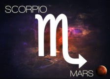 Zodiac sign - Scorpio. Elements of this image furnished by NASA royalty free stock photos Zodiac sign - Scorpio. Elements of this image furnished by NASA royalty free stock photos