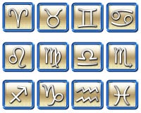 Zodiac Symbols Stock Photo