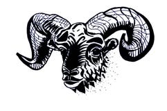 Zodiac απεικόνιση σημαδιών - Aries Σκίτσο για τη δερματοστιξία διανυσματική απεικόνιση Zodiac απεικόνιση σημαδιών - Aries Σκίτσο για τη δερματοστιξία διανυσματική απεικόνιση