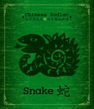 Zodiaque chinois - serpent illustration de vecteur Zodiaque chinois - serpent illustration de vecteur