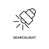 zoeklichtpictogram Lineaire eenvoudige elementenillustratie Schijnwerper stock illustratie zoeklichtpictogram Lineaire eenvoudige elementenillustratie Schijnwerper stock illustratie
