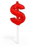 Zoet van de bedrijfs suikergoeddollar geldsymbool stock illustratie Zoet van de bedrijfs suikergoeddollar geldsymbool stock illustratie