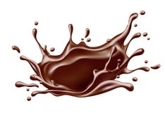 Zoete geïsoleerde melkchocolaplons royalty-vrije illustratie Zoete geïsoleerde melkchocolaplons royalty-vrije illustratie