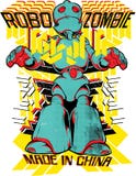 Zombi de Robo ilustração do vetor Zombi de Robo ilustração do vetor