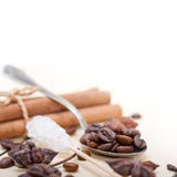 Zucchero e spezia di Coffe Fotografia Stock Libera da Diritti Zucchero e spezia di Coffe Fotografia Stock Libera da Diritti