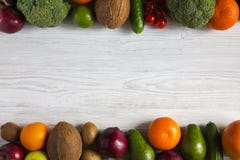 Zusammensetzung mit verschiedenen frischen organischen Obst und Gemüse Stockfoto Zusammensetzung mit verschiedenen frischen organischen Obst und Gemüse Stockfoto