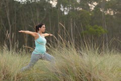 Zwangere geschiktheidsvrouw die yogaoefening doen openlucht royalty-vrije stock fotografie Zwangere geschiktheidsvrouw die yogaoefening doen openlucht royalty-vrije stock fotografie