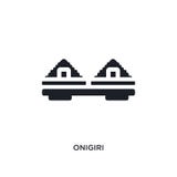 zwart onigiri geïsoleerd vectorpictogram eenvoudige elementenillustratie van hotel en restaurantconcepten vectorpictogrammen edit royalty-vrije illustratie zwart onigiri geïsoleerd vectorpictogram eenvoudige elementenillustratie van hotel en restaurantconcepten vectorpictogrammen edit royalty-vrije illustratie