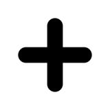 Zwart plusteken Positief die symbool op witte achtergrond wordt geïsoleerd stock illustratie Zwart plusteken Positief die symbool op witte achtergrond wordt geïsoleerd stock illustratie