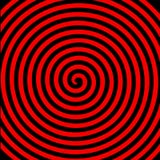 Zwart rood rond abstract draaikolk hypnotic spiraalvormig behang vector illustratie Zwart rood rond abstract draaikolk hypnotic spiraalvormig behang vector illustratie