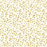 Złocisty confetti Gra główna rolę Bezszwowego wzór ilustracja wektor Złocisty confetti Gra główna rolę Bezszwowego wzór ilustracja wektor