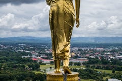 Złota Buddha statua, Tajlandia zdjęcie stock Złota Buddha statua, Tajlandia zdjęcie stock