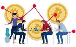 Złoty Bitcoins mapy puszka tło Wykres negatywny przyrost cena drużynowa praca na zarządzaniu inwestycyjnym ilustracji Złoty Bitcoins mapy puszka tło Wykres negatywny przyrost cena drużynowa praca na zarządzaniu inwestycyjnym ilustracji