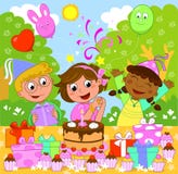 ¡Muchacha del feliz cumpleaños! stock de ilustración ¡Muchacha del feliz cumpleaños! stock de ilustración