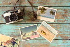 Álbum de foto del verano foto de archivo Álbum de foto del verano foto de archivo
