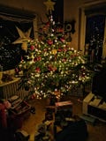 Árbol de navidad foto de archivo Árbol de navidad foto de archivo