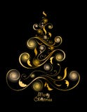 Árbol de navidad abstracto ilustración del vector Árbol de navidad abstracto ilustración del vector
