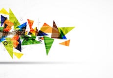 Área comercial abstracta de la tecnología de la calculadora numérica del triángulo libre illustration Área comercial abstracta de la tecnología de la calculadora numérica del triángulo libre illustration