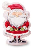 Árvore caseiro de Santa Claus Christmas das cookies decorada com cor Foto de Stock Árvore caseiro de Santa Claus Christmas das cookies decorada com cor Foto de Stock