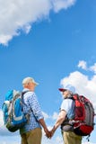 Ältere Paare, die zusammen reisen lizenzfreies stockfoto Ältere Paare, die zusammen reisen lizenzfreies stockfoto