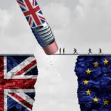 Ändring Britannien för europeisk union stock illustrationer Ändring Britannien för europeisk union stock illustrationer