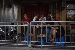 Échecs de rue, Bangkok photo stock Échecs de rue, Bangkok photo stock