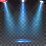 Éclairage lumineux avec des projecteurs illustration de vecteur Éclairage lumineux avec des projecteurs illustration de vecteur