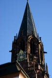 Église collégiale de tour de St Peter et d'Alexander Aschaffenburg image libre de droits Église collégiale de tour de St Peter et d'Alexander Aschaffenburg image libre de droits