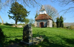 Église de Lullington, église du bon berger, le Sussex R-U images stock Église de Lullington, église du bon berger, le Sussex R-U images stock