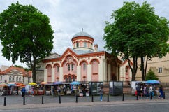 Église de St Paraskeva, Vilnius, Lithuanie images libres de droits Église de St Paraskeva, Vilnius, Lithuanie images libres de droits