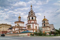 Église à Irkoutsk, Russie photos libres de droits Église à Irkoutsk, Russie photos libres de droits