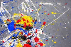 Égoutture multicolore de peinture sur le fond Concept coloré de peinture posé par liquide acrylique élégant photos stock Égoutture multicolore de peinture sur le fond Concept coloré de peinture posé par liquide acrylique élégant photos stock