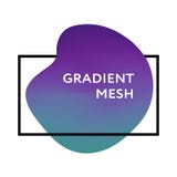Élégant coloré de Mesh Abstract Color de gradient de fond illustration stock Élégant coloré de Mesh Abstract Color de gradient de fond illustration stock