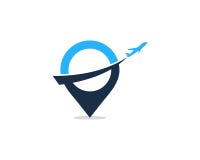 Élément de conception de Pin Location Travel Icon Logo illustration de vecteur Élément de conception de Pin Location Travel Icon Logo illustration de vecteur