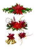 Éléments de Noël pour vos conceptions illustration stock Éléments de Noël pour vos conceptions illustration stock
