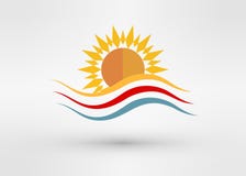 Énergie Logo Template de Sun illustration stock Énergie Logo Template de Sun illustration stock