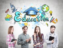 Équipe des jeunes, éducation photographie stock Équipe des jeunes, éducation photographie stock