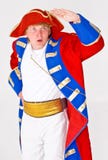 Équipez dans le pilote de bateaux costume photo stock Équipez dans le pilote de bateaux costume photo stock