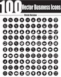 100 iconos del negocio del vector - versión del círculo ilustración del vector 100 iconos del negocio del vector - versión del círculo ilustración del vector